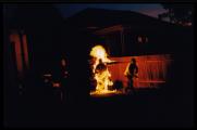 Phil Partridge fire stunt